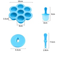 Moule à glace en Silicone coloré à 7 trous pour enfants, Offre Spéciale