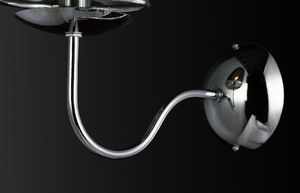 Lampade da parete cromate per hotel per illuminazione da parete con paralume in tessuto per la casa lampada da parete moderna con applique a led per interni - Product Image 6