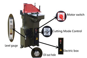 27 T Hidrolik kecil lengan ayun kulit mati memotong mesin press - Product Image 5