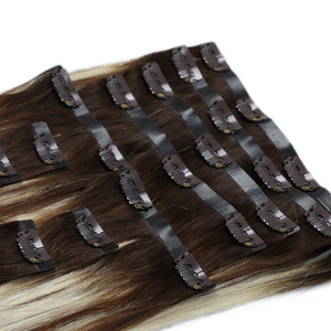 Extension de <span class=keywords><strong>cheveux</strong></span> naturels Remy — doreen, <span class=keywords><strong>cheveux</strong></span> humains, 14 à 24 pouces, sans couture avec clips - Product Image 1