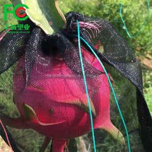 Filets en plastique noir pour l'agriculture fruitière / Filets en maille pour arbres fruitiers en PE vert avec une corde noire résistante utilisée pour les palmiers à dattes - Product Image 2
