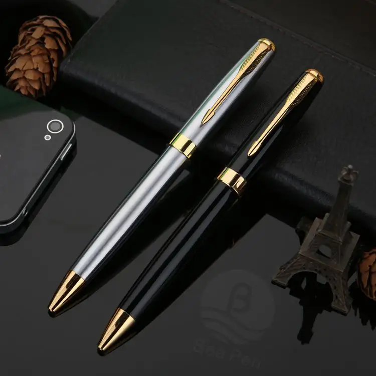 Factory supply best ballpoint pen metal with custom logo and color