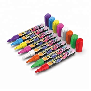 Amazon 8 pacco Reversibile Punte Fluorescente Al Neon Colori Gesso Marcatori <span class=keywords><strong>per</strong></span> Lavagna di <span class=keywords><strong>Piastrelle</strong></span> di Vetro di - Product Image 3