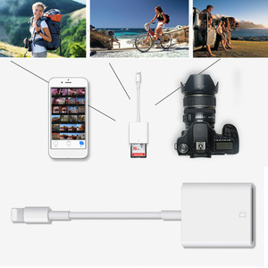 SD adaptador <span class=keywords><strong>de</strong></span> lector <span class=keywords><strong>de</strong></span> tarjetas iPhone 8 X iPod <span class=keywords><strong>Apple</strong></span> tarjetas <span class=keywords><strong>de</strong></span> memoria SD <span class=keywords><strong>de</strong></span> apoyo más nuevo Sistema IOS 2018 nuevo - Product Image 6