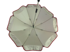 Pluie Coupe-Vent <span class=keywords><strong>UV</strong></span> Protéger Parasol Pince Poignée Bébé Poussette Parapluie - Product Image 3