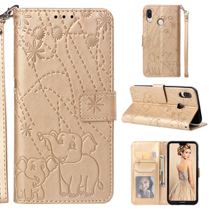 Étui en <span class=keywords><strong>cuir</strong></span> pour <span class=keywords><strong>Huawei</strong></span> P20 Pro, étui de téléphone imprimé éléphant pour <span class=keywords><strong>Huawei</strong></span> P20 <span class=keywords><strong>Lite</strong></span>, étui portefeuille à rabat avec support magnétique - Product Image 5