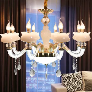 Elegante moderno clássico luxo Contemporâneo pendurado moderno luxo pequeno cristal lustre pingente