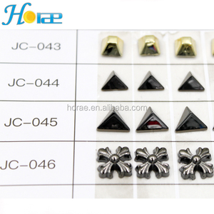 Hotselling moda botón plástico decorativo espárragos plástico remaches studs para zapatos, bolsos - Product Image 3