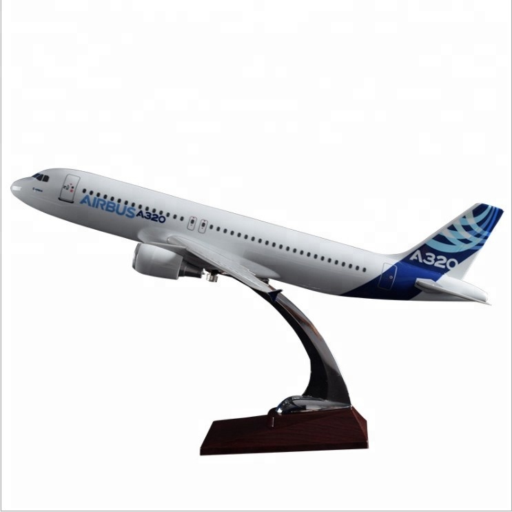 Оптовая продажа, индивидуальная пластиковая модель самолета A320, деловые подарки для самолета A320, модель самолета A320