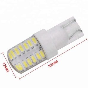 <span class=keywords><strong>T10</strong></span> 168 194 3014 24smd LED silica gel giấy phép Tấm Đèn DC 12V W5W xe nội thất đọc mái vòm chiếu sáng tự động giải phóng mặt bằng đèn - Product Image 3