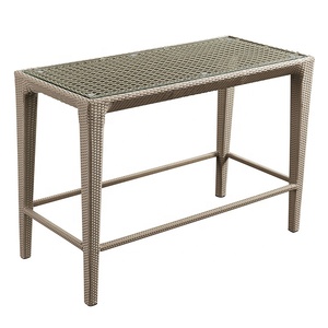 <span class=keywords><strong>Taburete</strong></span> de mimbre al aire libre moderno Bar mesa y silla - Product Image 2