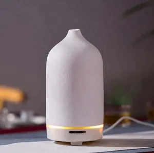 Humidificateur à huiles essentielles d'aromathérapie, de haute qualité, diffuseur d'arôme en porcelaine et en céramique