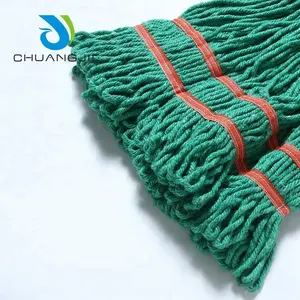 Cleaning Mop Floor High Quality Wholesale Custom Household Floor Cleaning Replacement Round Cotton Mop Head Refill