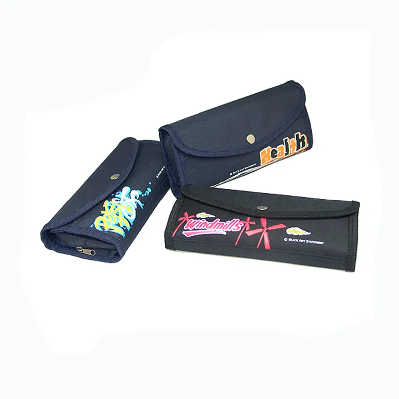 high quality durable canvas pencil case