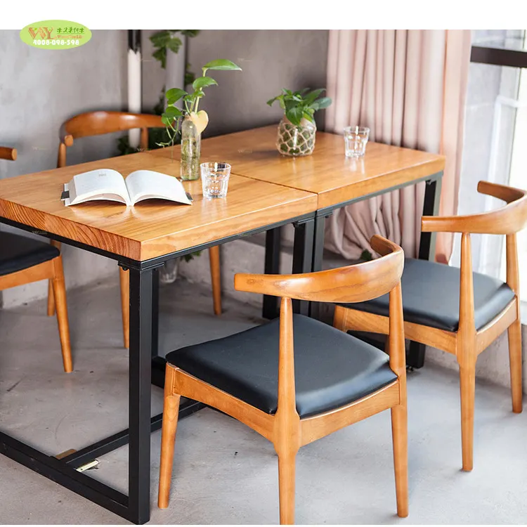 Factory High Quality Solid Wood Nordic Pine Wooden Dining Table Coffee Table