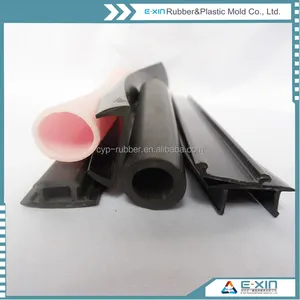 Soft PVC Profiles Rubber Seals / Extrusion Profiles Plastic Pipe Tube