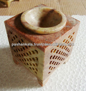 Soapstone-Quemador de aceite aromático, bonito - Product Image 1