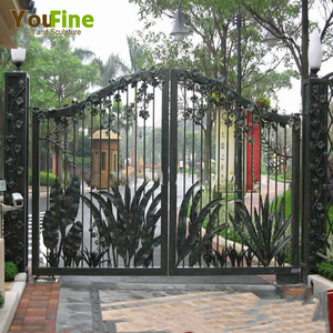 Compre Puerta Metálica de Hierro Forjado de China - Product Image 4
