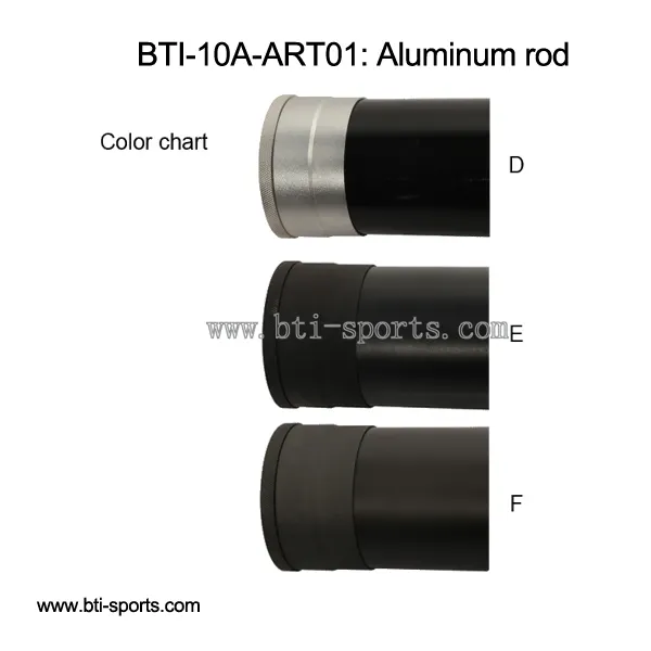Aluminium staaf buis hengel buis vliegvissen (BTI-10A-ART01)