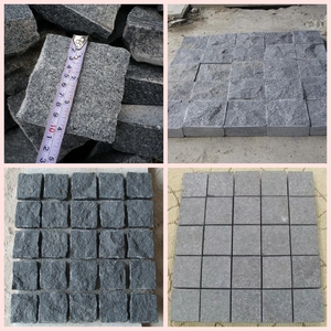 Dalles de pavage <span class=keywords><strong>en</strong></span> <span class=keywords><strong>granit</strong></span> gris plat noir pour l'extérieur, <span class=keywords><strong>en</strong></span> <span class=keywords><strong>granit</strong></span> interverrouillable - Product Image 4