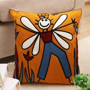 Topfinel <span class=keywords><strong>Picasso</strong></span> — housse de coussin décorative en 100% coton, broderies abstraites, pour la maison, le canapé et la voiture - Product Image 2