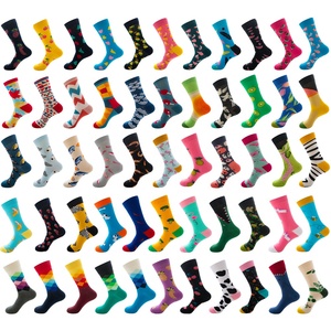 2021 vendita calda da <span class=keywords><strong>uomo</strong></span> <span class=keywords><strong>divertenti</strong></span> calzini colorati con Logo personalizzato 44 colori a righe a quadri in cotone diamantato antiscivolo Casual per la stagione primaverile - Product Image 1