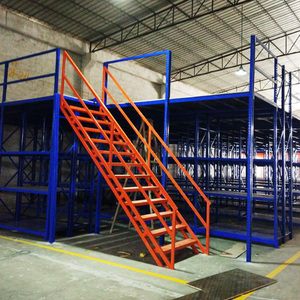 Étagère de <span class=keywords><strong>grenier</strong></span> support à plusieurs niveaux Mezzanine rayonnage système de support de stockage entrepôt pour ascenseur d'usine I <span class=keywords><strong>plancher</strong></span> de plate-forme de Structure en acier - Product Image 1