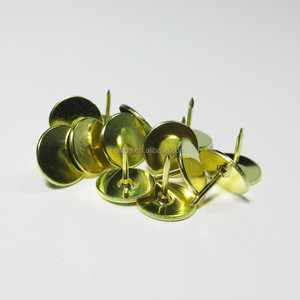 <span class=keywords><strong>Gros</strong></span> or couleur tête plate push pins pour bureau et la maison - Product Image 3