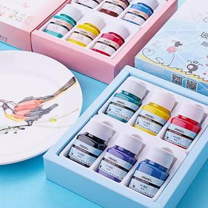 Nước-Chống 6 Màu Sắc 30ML Ống Acrylic Sơn Thiết Lập Màu Móng Tay Nghệ Thuật Thủy Tinh Sơn Sơn Cho Vải Các Công Cụ Vẽ Cho Trẻ Em DIY - Product Image 2