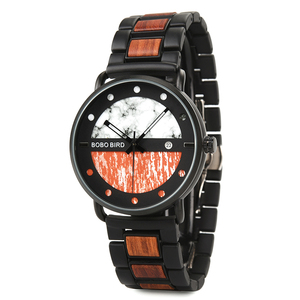 Reloj <span class=keywords><strong>de</strong></span> Madera Original <span class=keywords><strong>BOBO</strong></span> BIRD, Resistente al Agua, con Fecha Automática, Deportivo, <span class=keywords><strong>de</strong></span> Moda, Movimiento <span class=keywords><strong>de</strong></span> Cuarzo, Cristal <span class=keywords><strong>de</strong></span> la Marca Seiko - Product Image 2