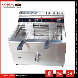 CHINZAO Importation Chine Produits 34 KG Grande Capacité Industrielle Friteuse Pour Gaz - Product Image 1