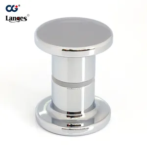 Stainless steel small double sided rounded bathroom shower glass door knob