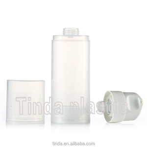 Bouteille sans air en PP transparente monocouche grande taille 150 ml/200 ml/250 ml pour shampoing, perruques, masque facial, cosmétiques, soins capillaires, usage industriel - Product Image 3