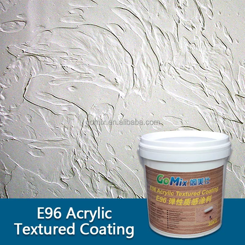 UV Resistant Stucco Wall Coating E96 Textured Paints for Exterior Walls