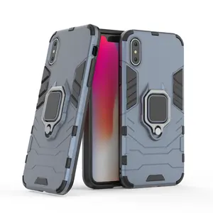 2 ב 1 מוקשח היברידי Kickstand טלפון סלולרי מקרה עבור iPhone X/XS/XS כיסוי, כיסוי אחורי עבור iphone X