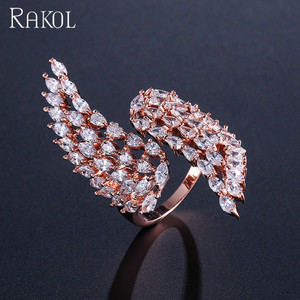 RAKOL RP190 <strong>Snake</strong> Shape <strong>Rings</strong> for Ladies <strong>Silver</strong> <strong>Rings</strong> Fashion Jewelry - Product Image 5