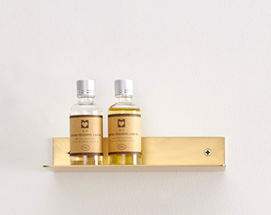 Fancy Brass Metal Modern Minimalist <strong>Wall</strong> <strong>Mount</strong> <strong>Shelf</strong> for Living Room and Villa - Product Image 2