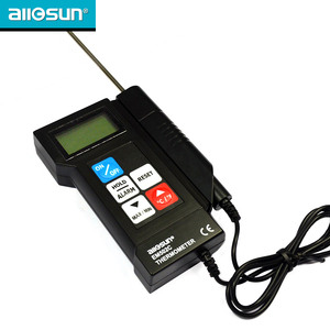 Nhiệt kế điện tử Allosun EM502C với đầu dò dài bằng thép không gỉ, dùng để kiểm tra nhiệt độ nước khi nấu ăn, ghi lại số đo - Product Image 2