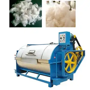 Usato/di seconda mano/fibra di alpaca/cashmere/lana purga attrezzature impianto di lavaggio della lana linea della macchina
