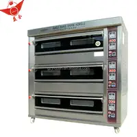 Bakery Gas Oven, 3 Deck 9 Tray, Bakery Ovens Sale