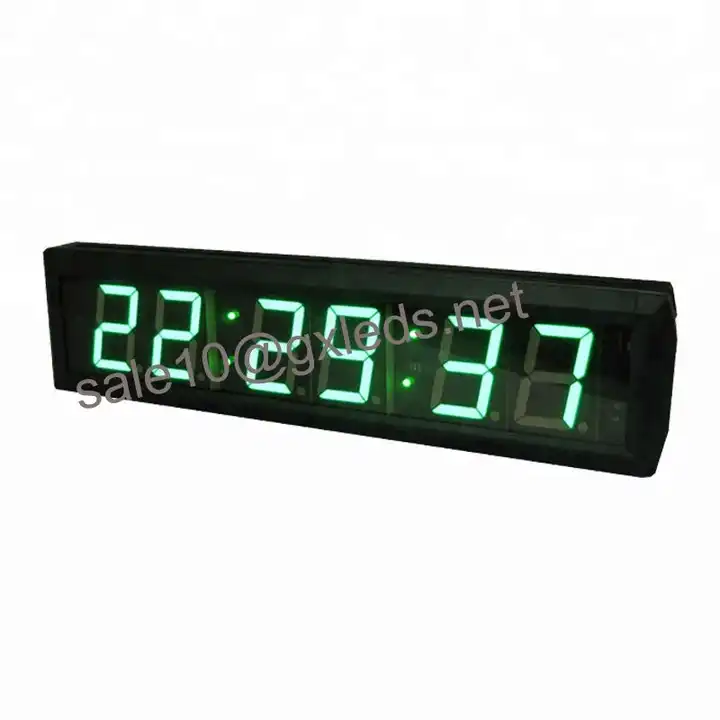 Source led digital production timer wall led countdown timer with stopwatch  on m.