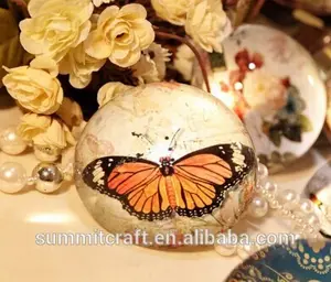 Belle papillon insectes résine verre clair dôme presse-papiers à vendre