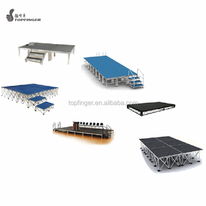 منصة محمولة عالية الجودة 4×8 قدم قابلة للطي لعروض الطبول - Product Image 2