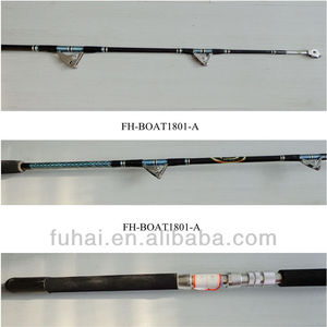 Poignée fendue en usine 6ft 7ft 10-30lb <span class=keywords><strong>canne</strong></span> à <span class=keywords><strong>pêche</strong></span> à la traîne en haute mer avec siège <span class=keywords><strong>et</strong></span> poignée en aluminium - Product Image 4