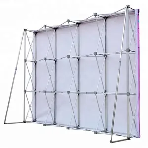 3*4 aluminum one fabric pop up displays backdrop display