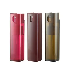 10 毫升方形塑料细雾喷雾器彩色塑料香水瓶