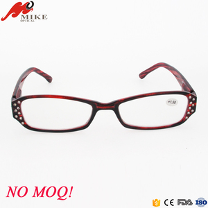 新着老眼鏡遠視処方眼鏡1.0-4.0スクエアユニセックス赤黒老眼鏡アイウェアリーダー - Product Image 2