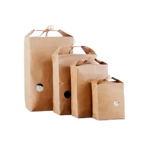 Biodegradable 100% Recycled Natural Waterproof Kraft Paper Tea Bags