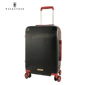 Spinner Unisex TSA Zahlens chloss Aluminium Trolley System 500 Stück Harts chale Einziehbare Räder PC Abs Gepäck für Hotels