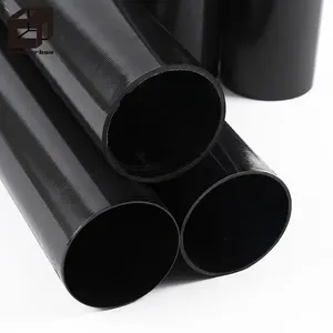 Factory-made 24T carbon 1 inch 25mm 3k glossy carbon fiber tubes with best price